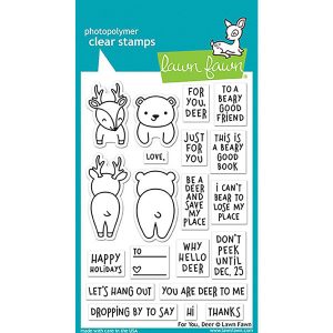 Lawn Fawn For You, Deer Stamp Set