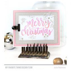 My Favorite Things Merry Christmas Greeting Stamp