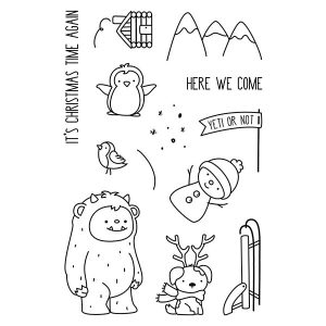 Neat & Tangled Get Yeti Stamp Set