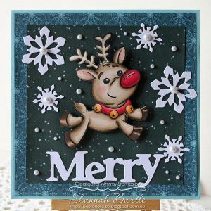 Whimsy Stamps Reindeer Magic Stamp class=