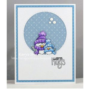 Whimsy Stamps Warm Hugs Birds Stamp Set class=