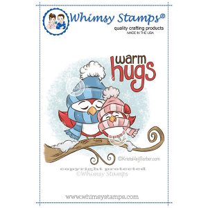 Whimsy Stamps Warm Hugs Birds Stamp Set