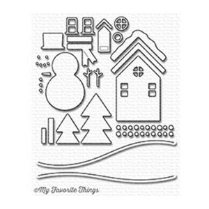 My Favorite Things Scenic Snow Globe Die-namics