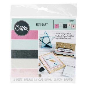 Sizzix Brite-Ons Paper Sheets – Assorted