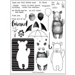 Concord & 9th Hi There Bear Stamp Set