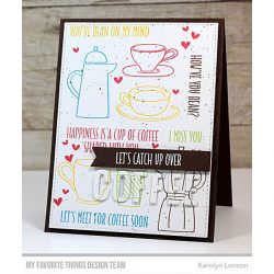 My Favorite Things Coffee Date Stamp Set
