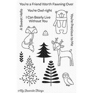 My Favorite Things Friends in the Forest Stamp Set
