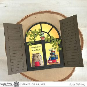 Waffle Flower A2 Window Shutters Die class=