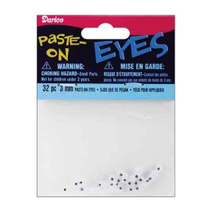 Darice Paste-On Wiggle Eyes - 3mm