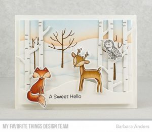 My Favorite Things Friends in the Forest Stamp Set class=