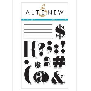 Altenew Bold Type Stamp Set