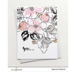 Altenew Hibiscus Bouquet Stamp Set