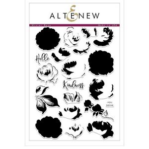 Altenew Winter Rose Stamp Set