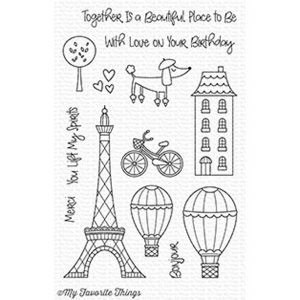 My Favorite Things In Paris Stamp Set