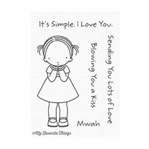 My Favortie Things Pure Innocence Blowing Kisses Stamp Set