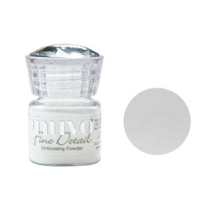 Nuvo Fine Detail Embossing Powder – Glacier White