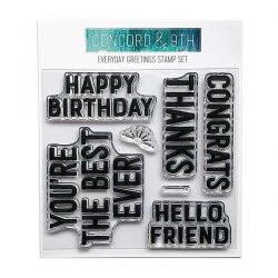 Concord & 9th Everyday Greetings Stamp Set