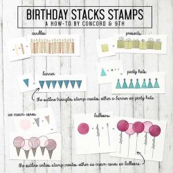 Concord & 9th Birthday Stacks Stamp Set