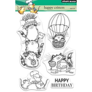 Penny Black Happy Critters Stamp Set
