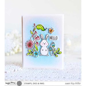 Waffle Flower Spring Time Stamp and Die Combo class=