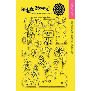 Waffle Flower Spring Time Stamp Set
