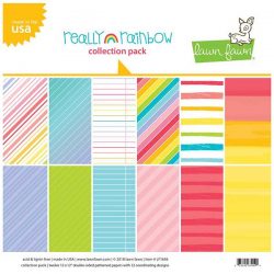 Lawn Fawn Really Rainbow Collection Pack - 12" x 12"
