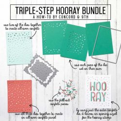 Concord & 9th Triple-Step Hooray Stamp Set