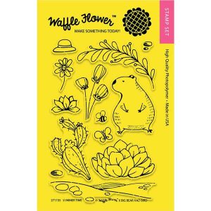 Waffle Flower Summer Time Stamp Set