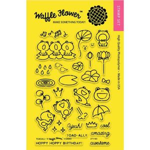 Waffle Flower Toadally Stamp Set