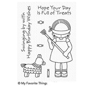 My Favorite Things Pure Innocence Birthday Piñata Stamp Set