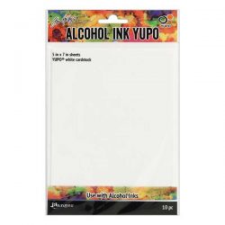 Tim Holtz Alcohol Ink White Cardstock Yupo Paper