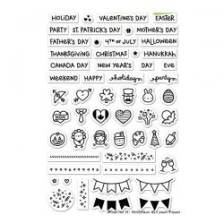 Lawn Fawn Plan On It: Holidays Stamp Set
