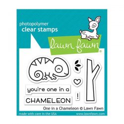 Lawn Fawn One In A Chameleon Stamp Set