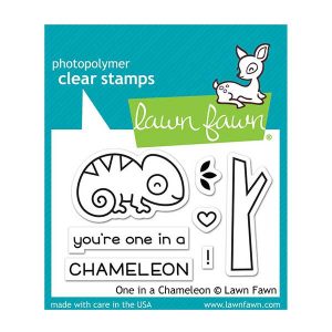 Lawn Fawn One In A Chameleon Stamp Set