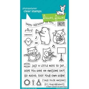 Lawn Fawn Critter Concert Stamp Set