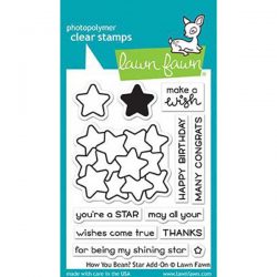 Lawn Fawn How You Bean? Star Add-On Stamp Set