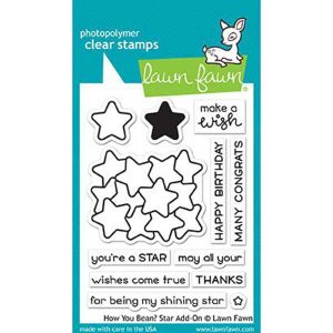 Lawn Fawn How You Bean? Star Add-On Stamp Set