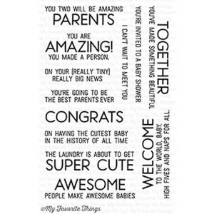 My Favorite Things LLD Welcome, Baby Stamp Set