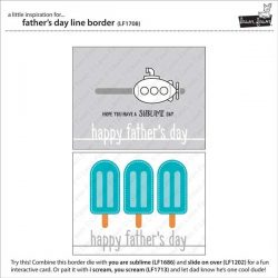 Lawn Fawn Father’s Day Line Border