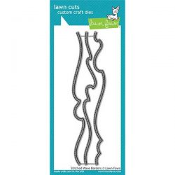Lawn Fawn Stitched Wave Borders
