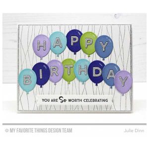 My Favorite Things Balloon Alphabet Die-namics class=