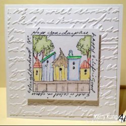 Art Impressions Birdhouse Neighborhood Stamp