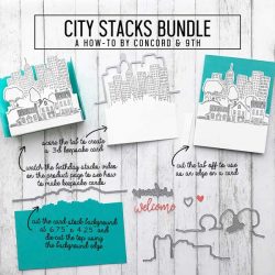 Concord & 9th City Stacks Stamp Set