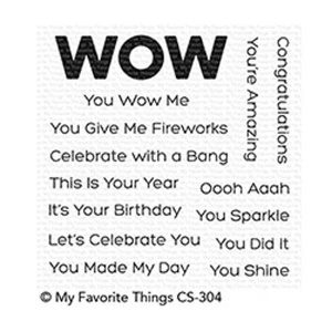 My Favorite Things You Wow Me stamp set
