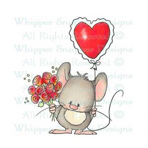 Whipper Snapper Valentine Mouse Stamp