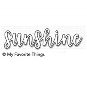 My Favorite Things Sunshine Die-namics