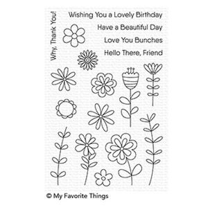 My Favorite Things Love Buds Stamp Set