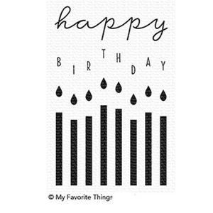 My Favorite Things Happy Birthday Candles Stamp Set