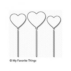 My Favorite Things Heart Balloons Die-namics