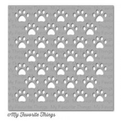 My Favorite Things Staggered Paw Prints Mix-ables Stencil